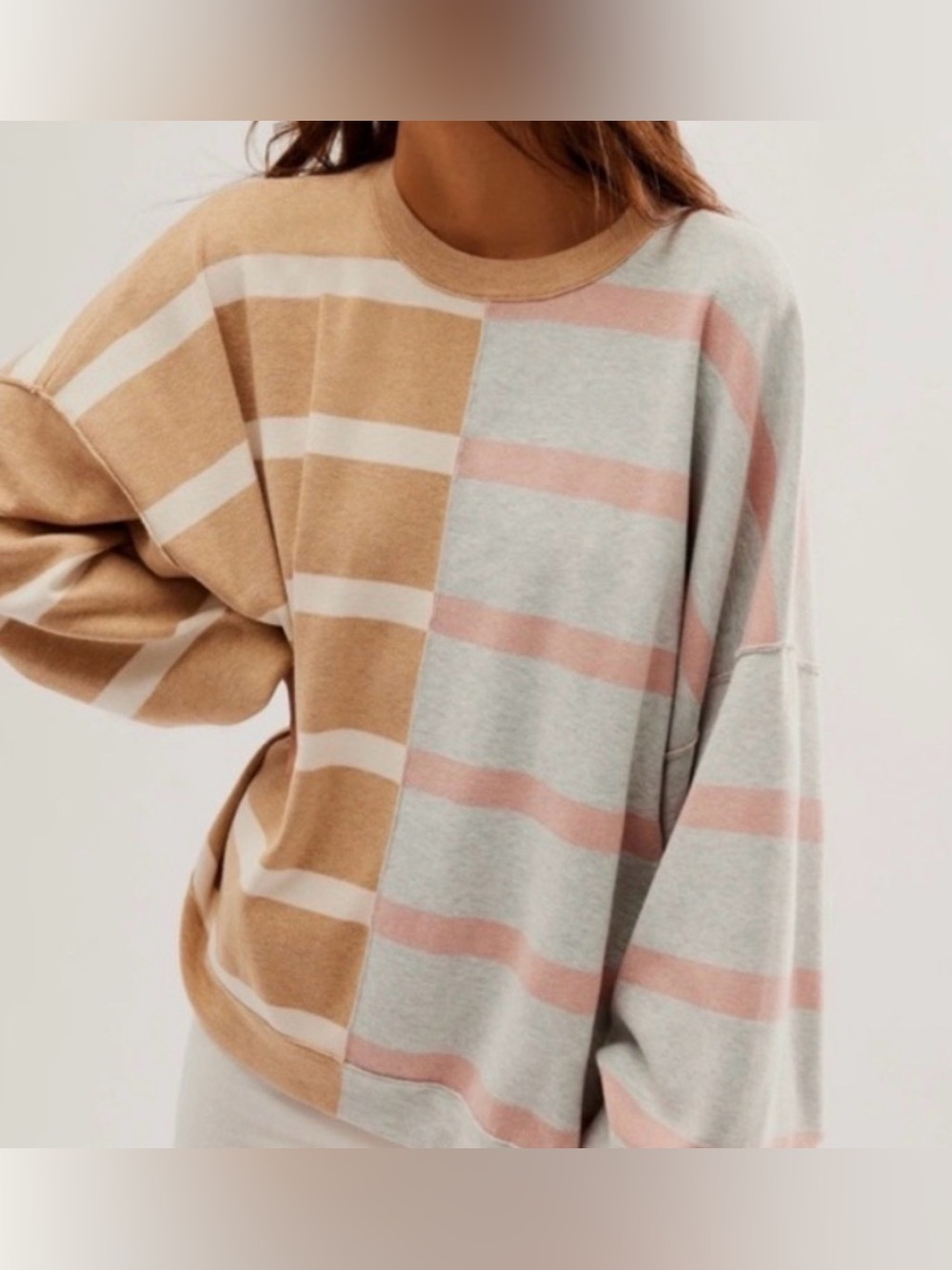 Free People Women's Uptown Stripe Pullover